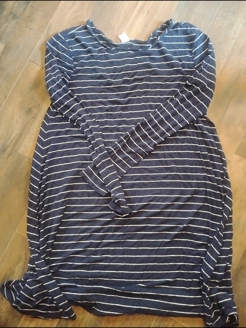 Old Navy Navy and White Striped  Dress